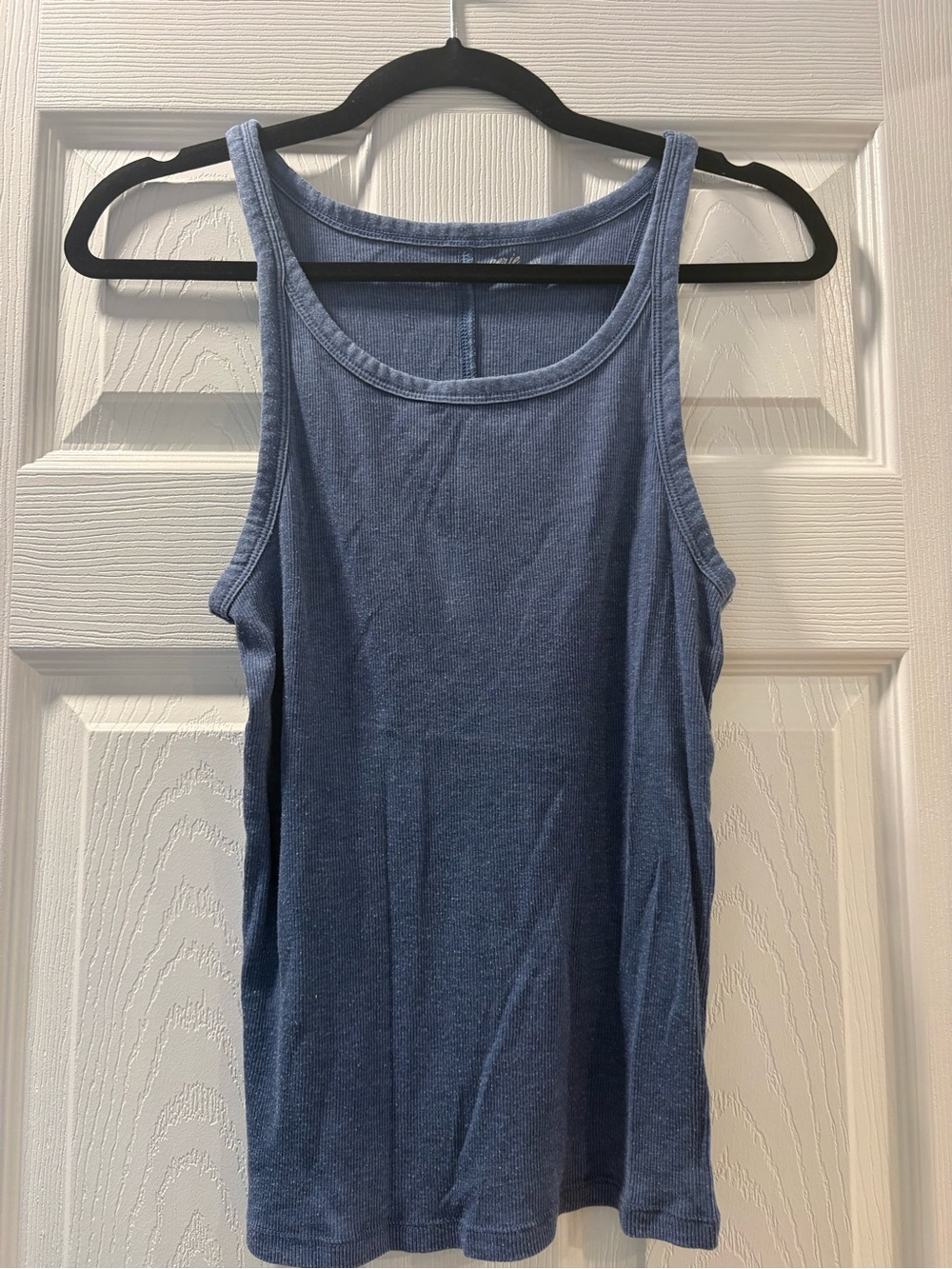 aerie Dusty Blue Scoop Neck Tank Top